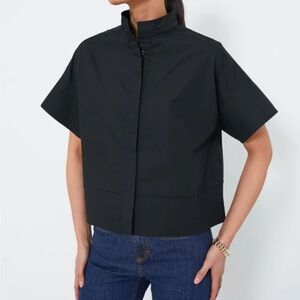 Tuckernuck Trapunto Stitch Sofia Shirt - Black